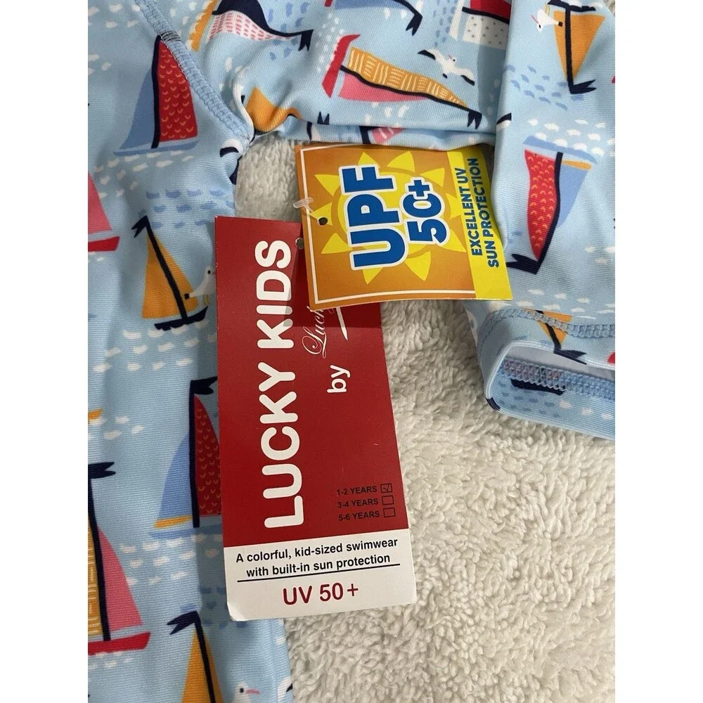Lucky Kids Kids Swim Shirt UV 50+ Unisex 1-2 Yo